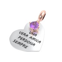 Charm Rerum Donna AMICIZIA in Argento Ametista 25024 - 25024